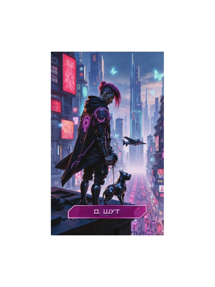 Кибертаро (78 карт и книга по QR-коду)