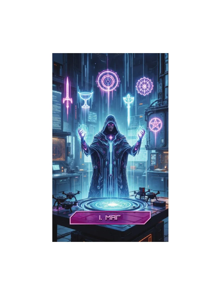 Кибертаро (78 карт и книга по QR-коду)