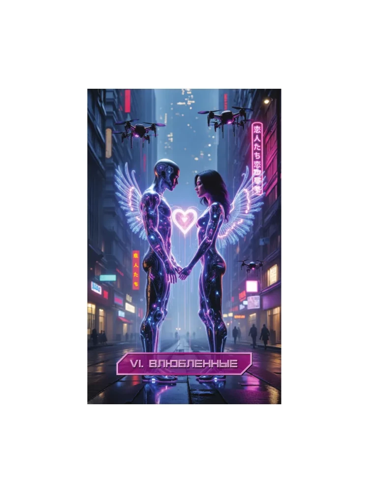 Кибертаро (78 карт и книга по QR-коду)