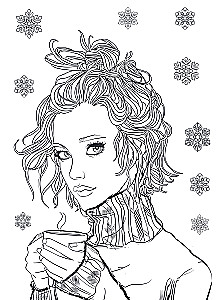 Nowy Rok z Asią Lawrinowicz. Kolorowanka-antystresowa