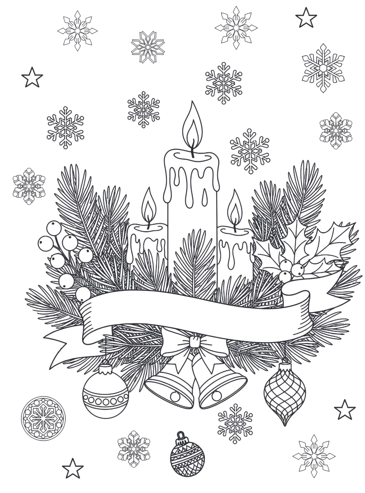 Nowy Rok z Asią Lawrinowicz. Kolorowanka-antystresowa