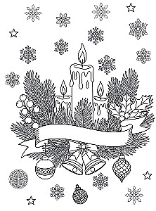 Nowy Rok z Asią Lawrinowicz. Kolorowanka-antystresowa