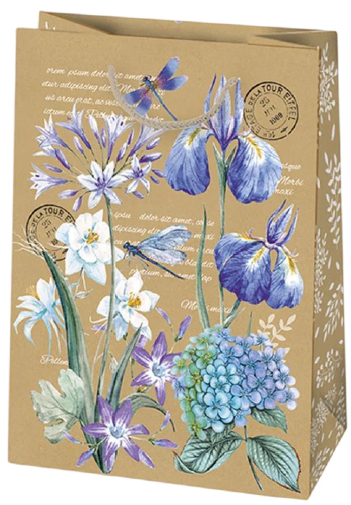 Подарочный пакет 23x32x11 см, в ассортименте