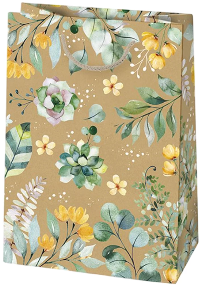 Подарочный пакет 23x32x11 см, в ассортименте