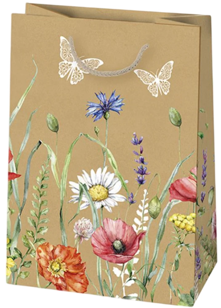 Подарочный пакет 23x32x11 см, в ассортименте