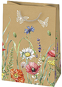 Подарочный пакет 23x32x11 см, в ассортименте