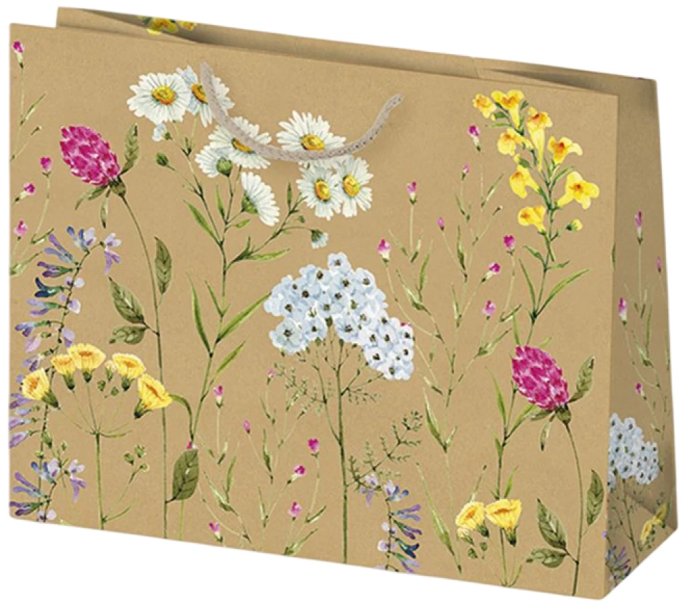 Подарочный пакет 30x23x10 см, в ассортименте