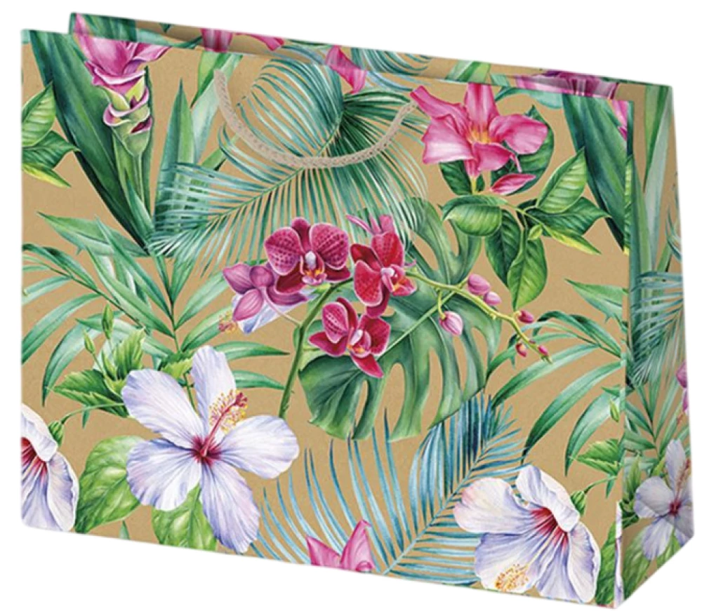 Подарочный пакет 30x23x10 см, в ассортименте