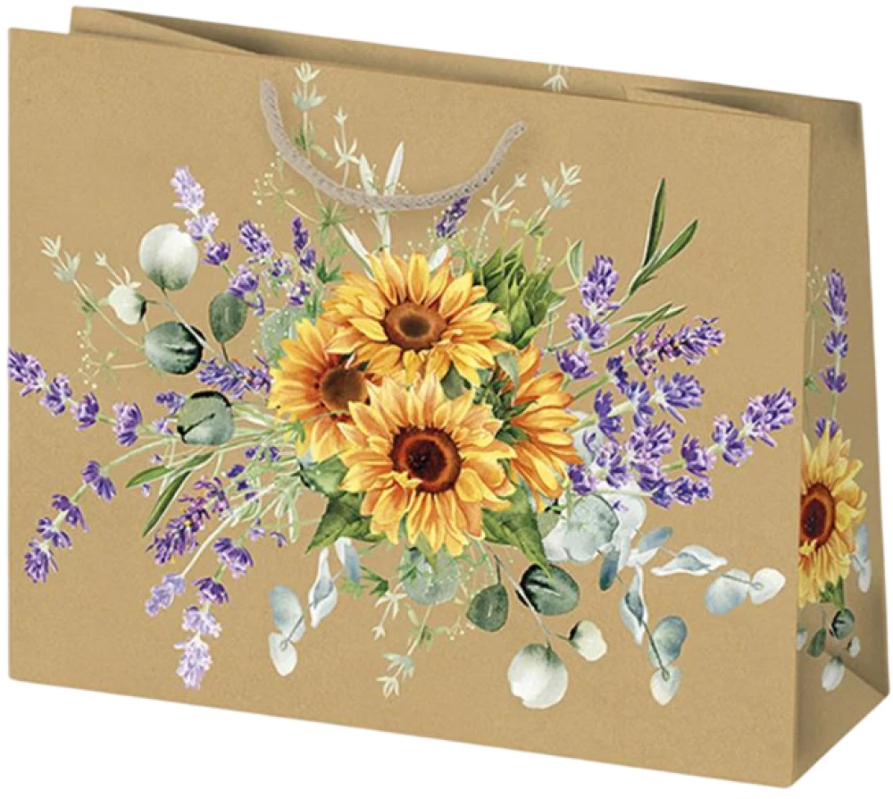 Подарочный пакет 30x23x10 см, в ассортименте