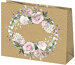 Подарочный пакет 30x23x10 см, в ассортименте