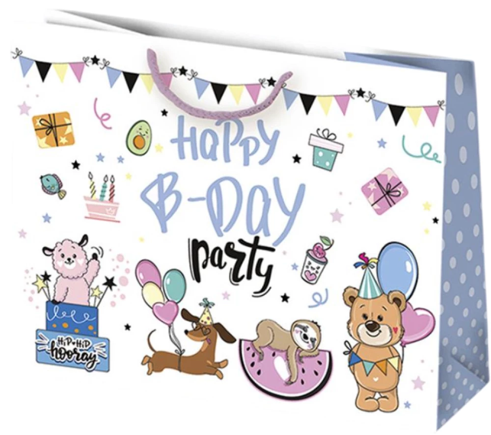 Torba prezentowa 30x23x10 cm, w asortymencie