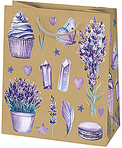 Подарочный пакет 19x23x10.5 см, в ассортименте