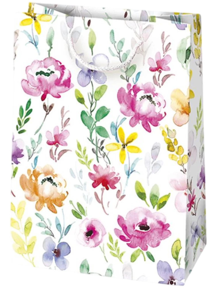 Подарочный пакет 23x32x11 см, в ассортименте