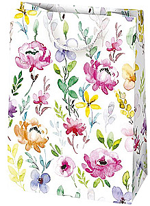 Подарочный пакет 23x32x11 см, в ассортименте