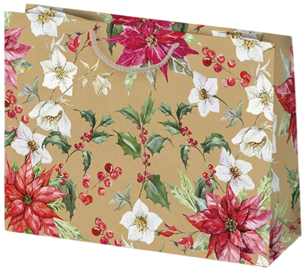 Подарочный пакет 30x20x10 см, в ассортименте