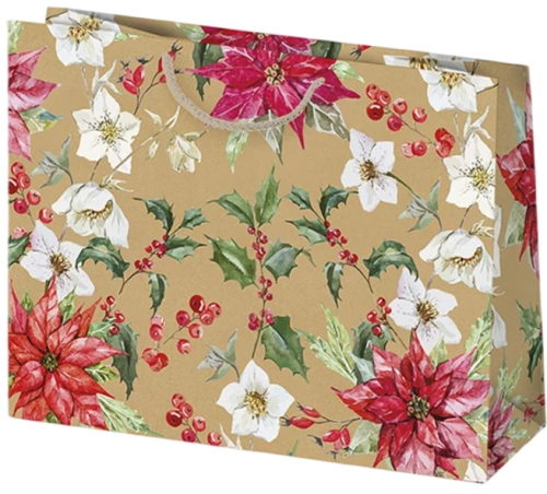 Подарочный пакет 30x20x10 см, в ассортименте