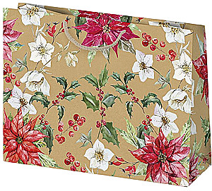 Подарочный пакет 30x20x10 см, в ассортименте