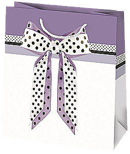 Подарочный пакет 15.5x15.5x8 см, в ассортименте