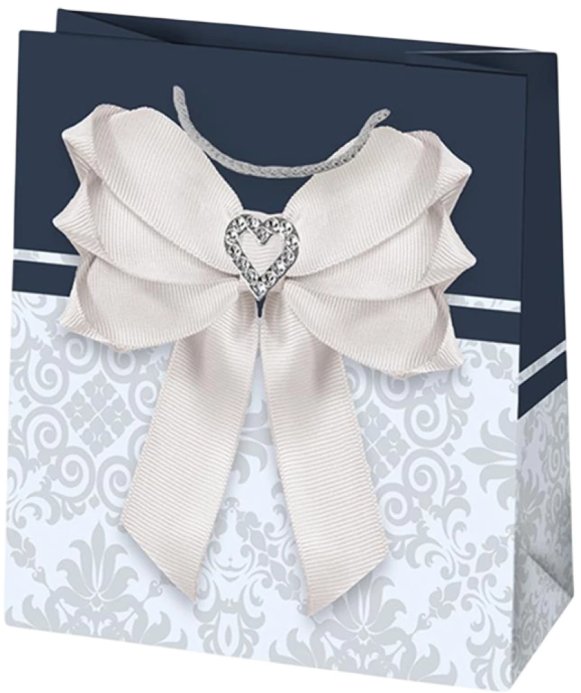 Подарочный пакет 15.5x15.5x8 см, в ассортименте