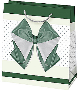 Подарочный пакет 15.5x15.5x8 см, в ассортименте