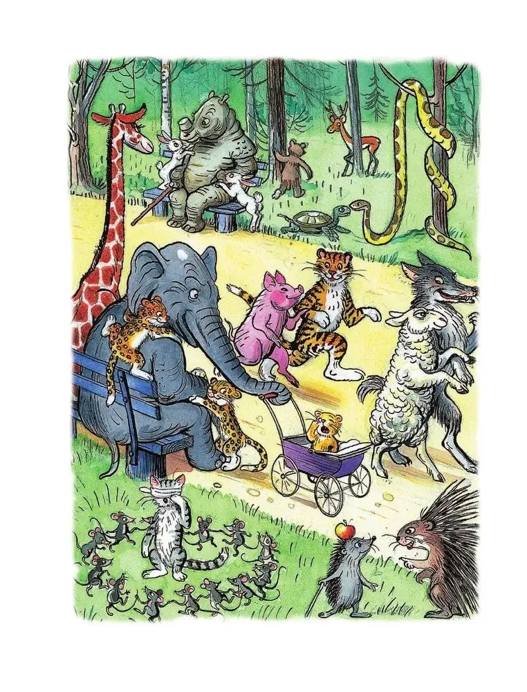 Fairy Tales by K. Chukovsky in Illustrations by V. Suteev