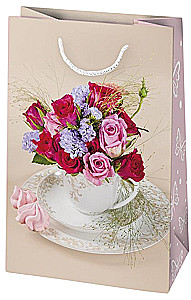 Torebka prezentowa 10x16x6 cm, w asortymencie