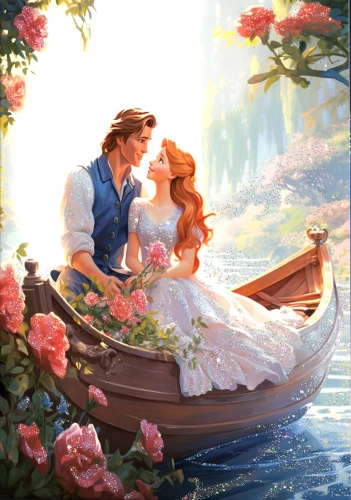 Gemälde nach Zahlen mit Kristallen aus Kristall 40x50 - Romantisches Paar