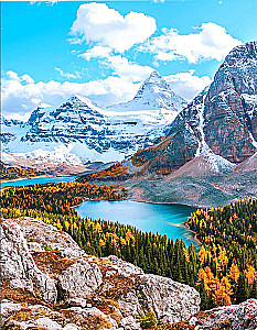 Gemälde nach Zahlen 40x50 - Rocky Mountains