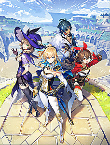 Gemälde nach Zahlen 30x40 - Genshin Lisa, Kaeya, Amber und Jean