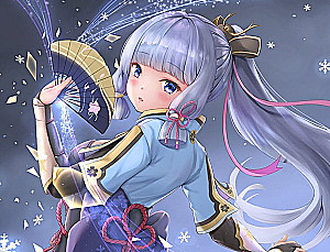 Gemälde nach Zahlen 30x40 - Genshin Ayaka