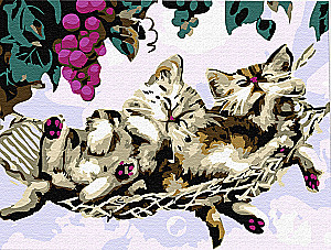 Gemälde nach Zahlen 15x20 - Kindheit