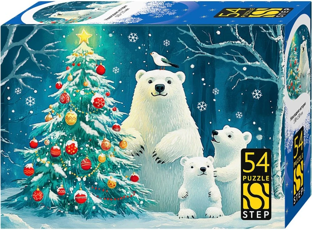 Пазл - Новогодние истории, 54 элемента, в ассортименте