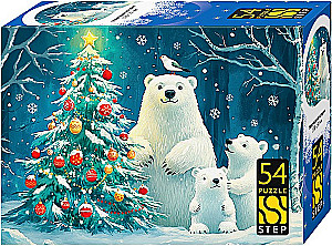 Пазл - Новогодние истории, 54 элемента, в ассортименте