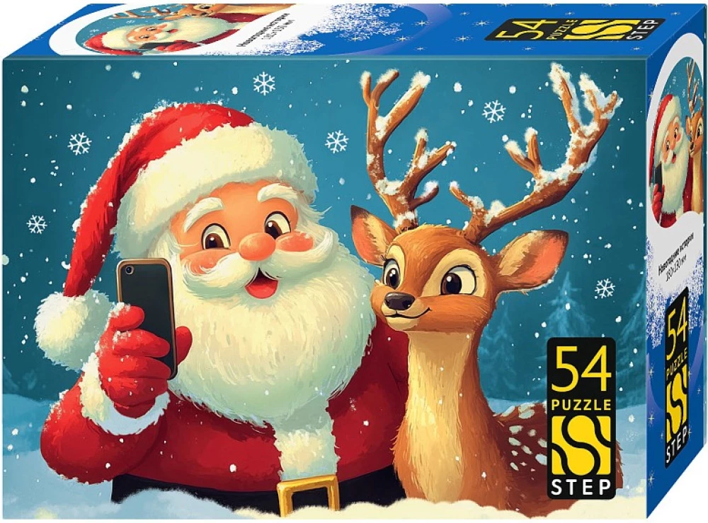 Пазл - Новогодние истории, 54 элемента, в ассортименте