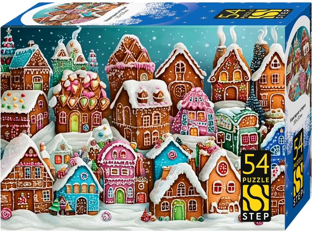 Пазл - Новогодние истории, 54 элемента, в ассортименте