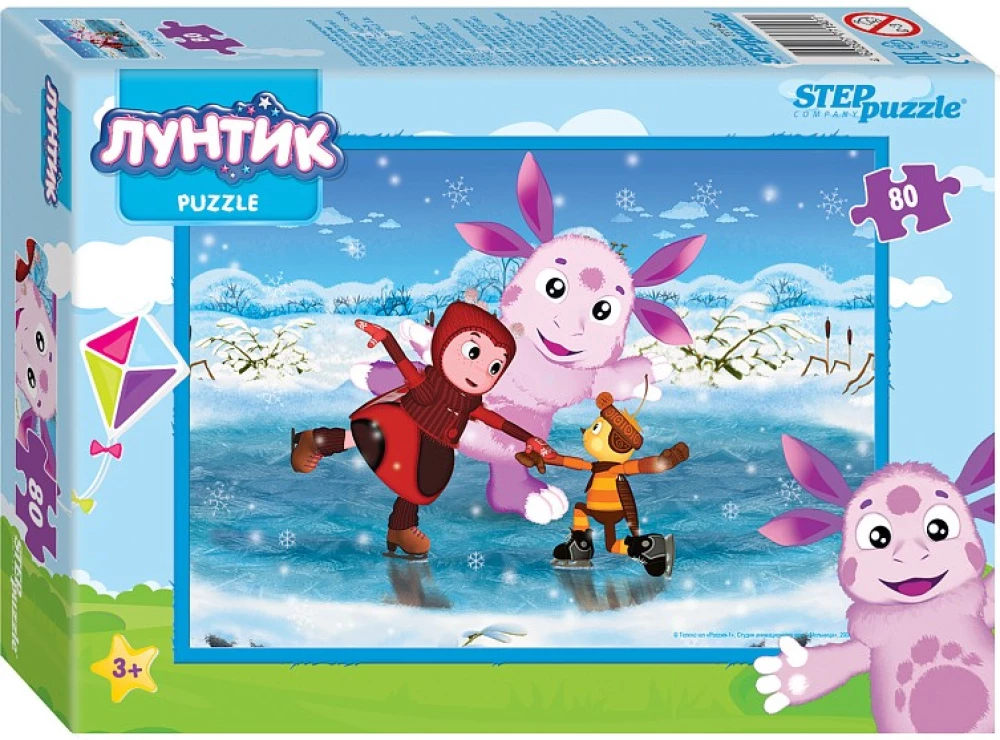 Puzzles - Cartoon Heroes - 1, 80 pieces, assorted