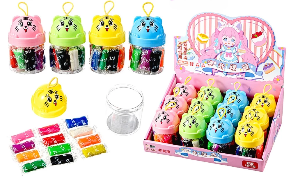 Modeling dough - Tiger cub, assorted