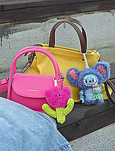 Вяжем крючком ОБВЕСЫ на сумки и рюкзаки. Лабубу, Стич, Крайбэби, Креветка и другие