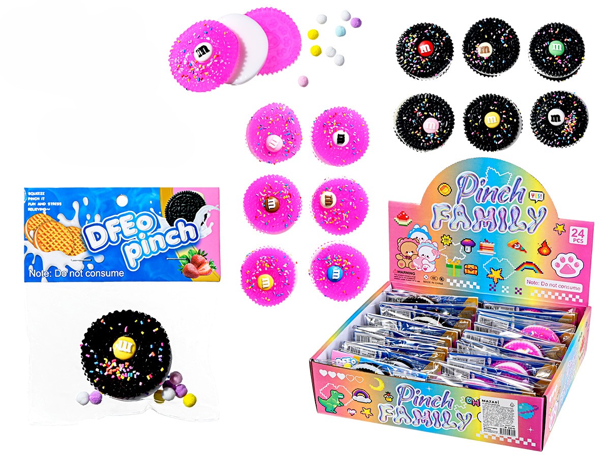 Antistreso žaislas - sausainis, asortimentas