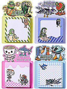 Блок для записи с липким слоем - Итал.Мем, в ассортименте