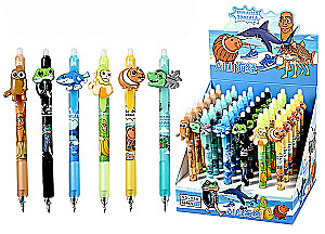 Automatinis gelinis rašiklis su ištrinamu rašalu - Ital. Mem, asortimente