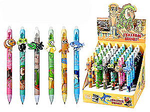 Automatinė gelio rašiklis su trinamais rašalu - Ital.Mem, asortimente