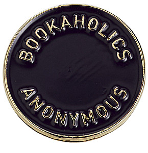 Значок эмалированный - Книгоголики, dark