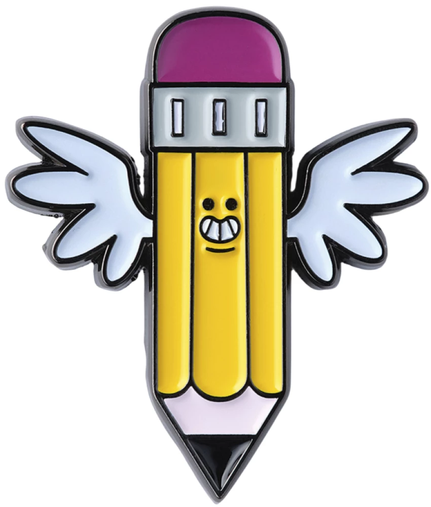 Значок эмалированный - Карандаш