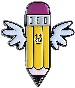 Значок эмалированный - Карандаш