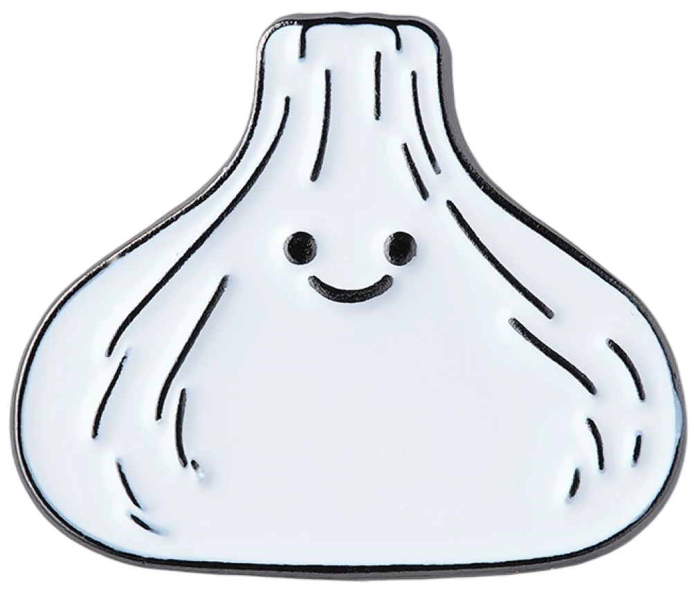 Значок эмалированный - Хинкалька