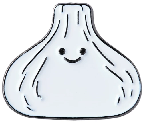 Значок эмалированный - Хинкалька