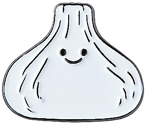 Значок эмалированный - Хинкалька