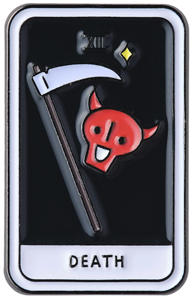 Значок эмалированный - Таро Смерть