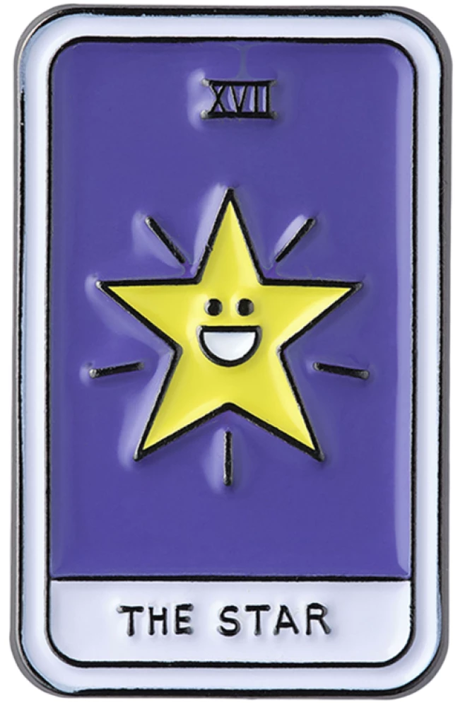 Значок эмалированный - Таро Звезда